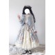 Miss Point Cat Rose Tea Open Front Daily Skirt(Reservation/Full Payment Without Shipping)